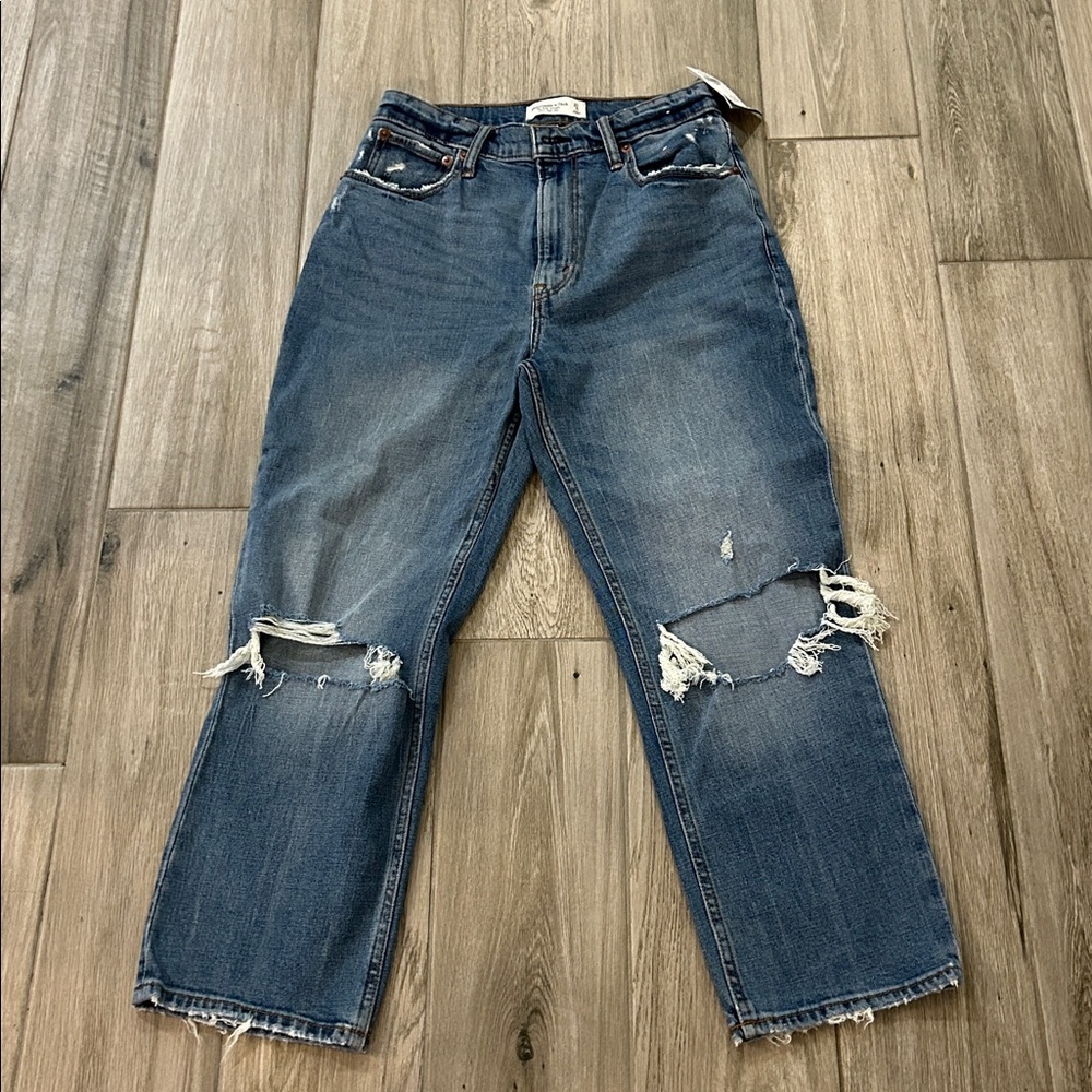 Abercrombie & Fitch Classic Blue Straight Jeans NWT